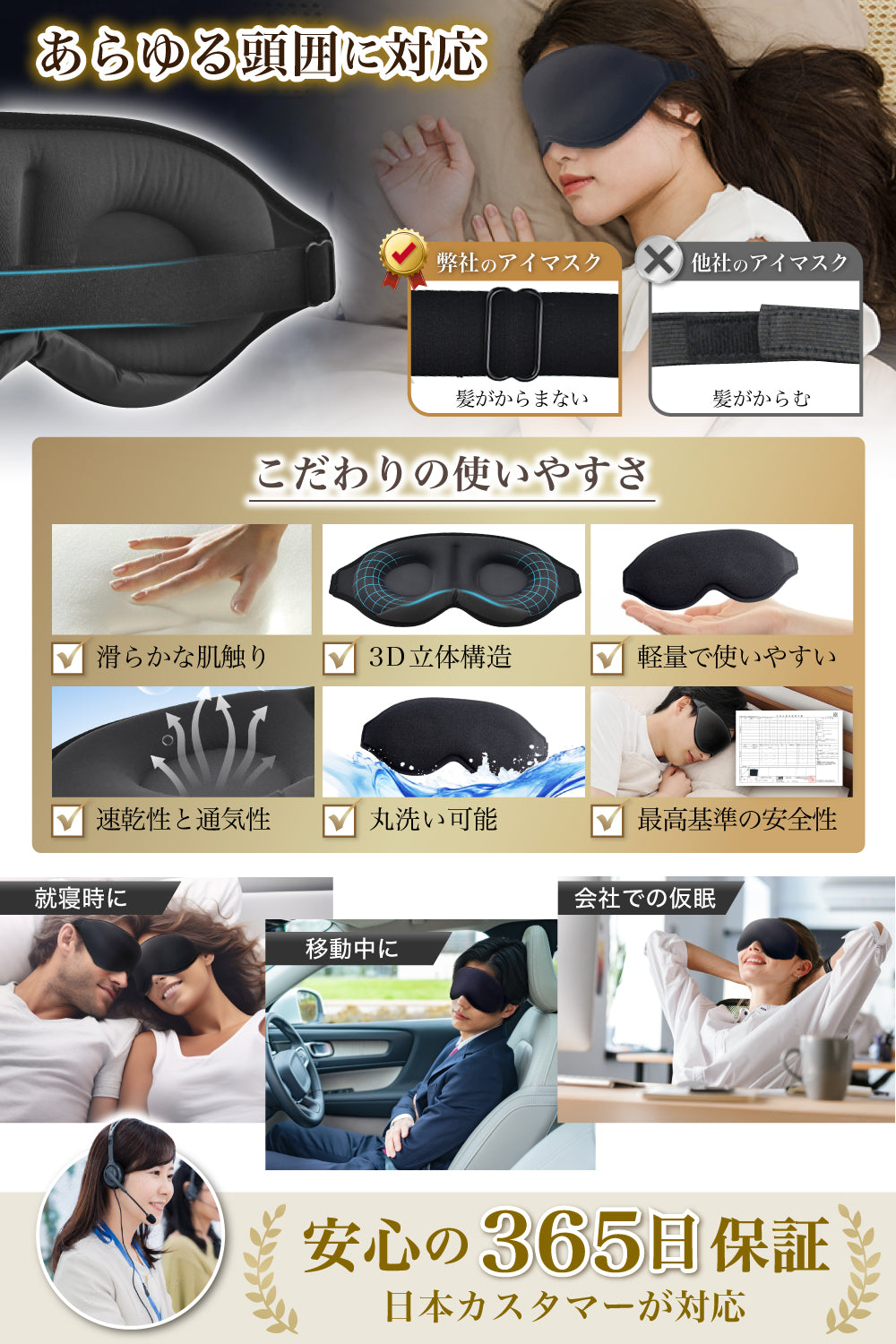 MyComfort アイマスク サエギリ