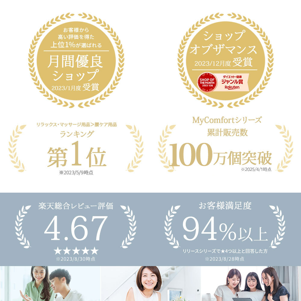 MyComfort 腰マッサージャー リリースウエスト