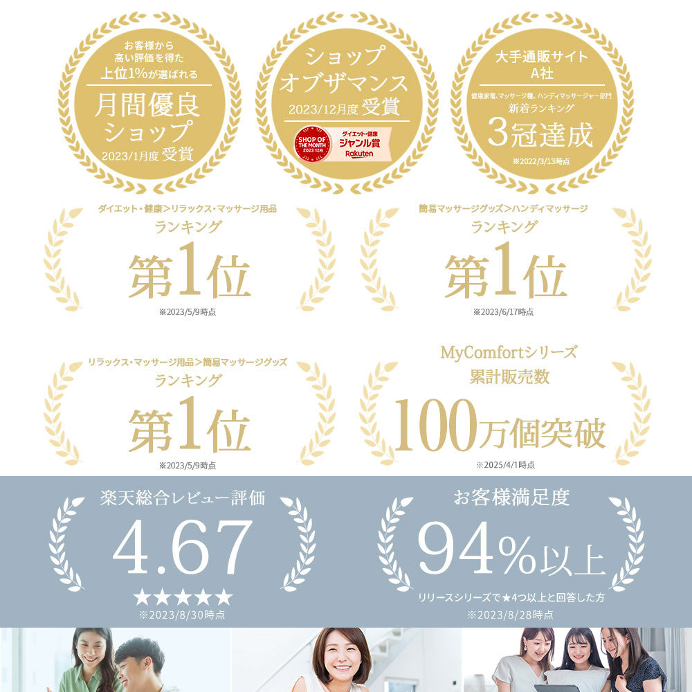 MyComfort マッサージガン リリースボディミニ