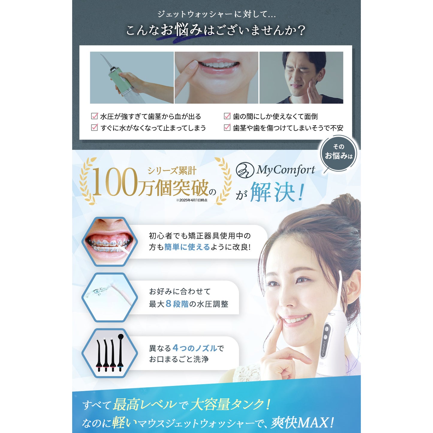 MyComfort 口腔洗浄器 ジェットウォッシャー