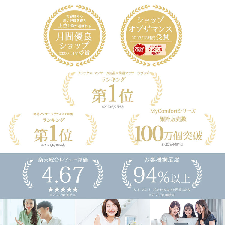 MyComfort ヘッドマッサージャー リリースヘッド