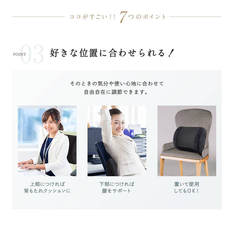 MyComfort 腰クッション ランバーサポート ベーシックモデル